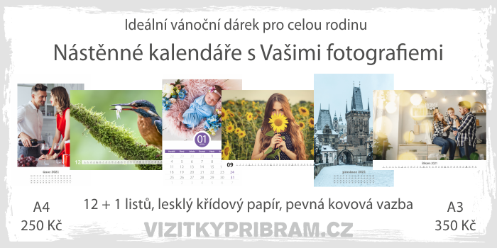 banner nástěnné kalendáře 2021